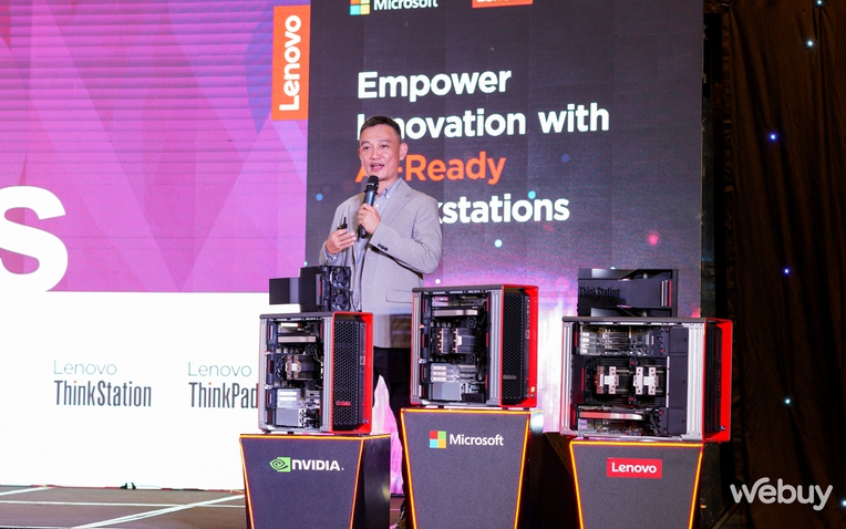 Lenovo 'tăng ga' trong cuộc đua trí tuệ nhân tạo với loạt Máy trạm và Máy trạm di động AI mới- Ảnh 1. Lenovo 'tăng ga' trong cuộc đua trí tuệ nhân tạo với loạt Máy trạm và Máy trạm di động AI mới- Ảnh 1.